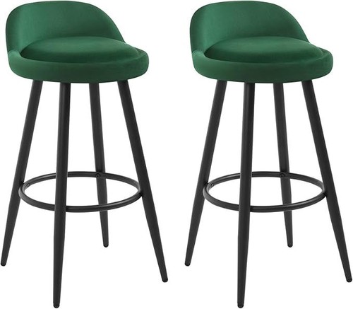 Velvet bar stools - bar,