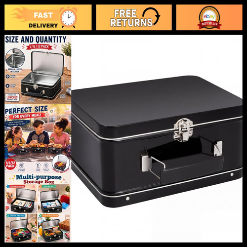 Retro diy lunch box tin - diy, with