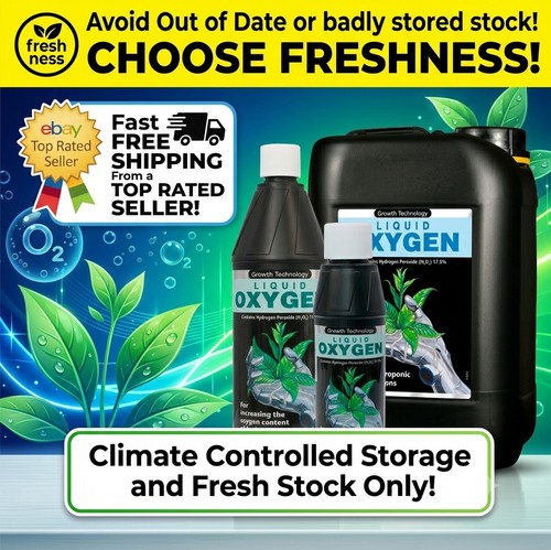Liquid oxygen hydroponics - liquid,