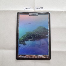 MTG - Unhinged Island - FOIL - Full Art - John Avon - NM - English