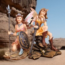 Pair of Fantasy Warrior Fairy