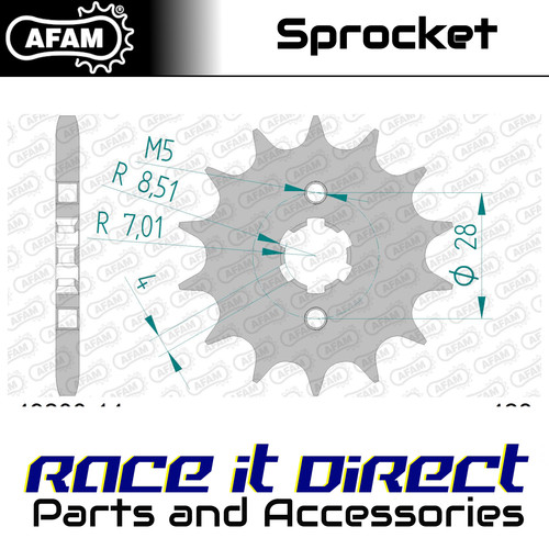 Sprocket for derbi - sprocket,