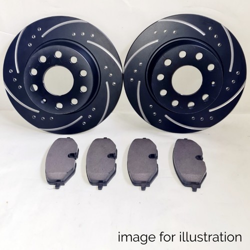 Rear coated drilled grooved - rear,