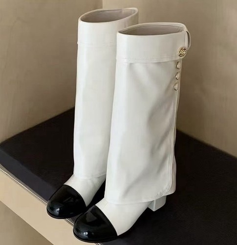 Women white black knee - women’s, white/black