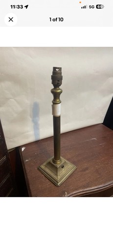 Vintage brass column - vintage,
