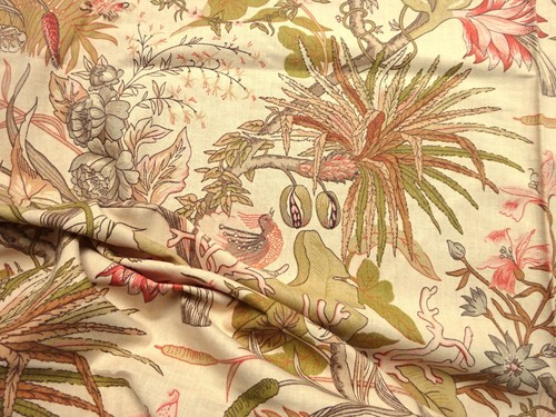 Vintage 1970s sanderson cotton - vintage,