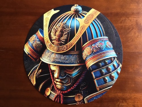 Samurai helmet circular - samurai,