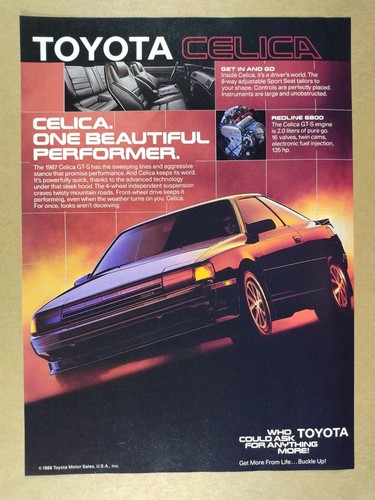 1987 toyota celica s - 1987,
