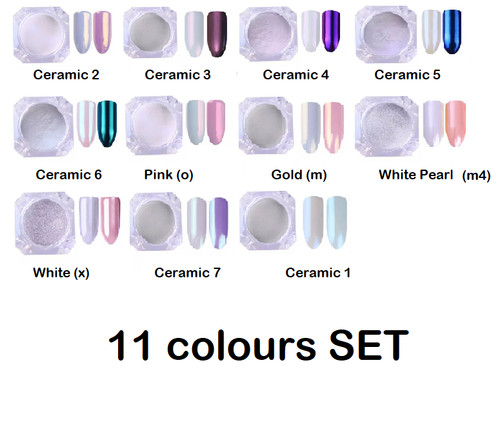 Mermaid nail chrome aurora - mermaid,