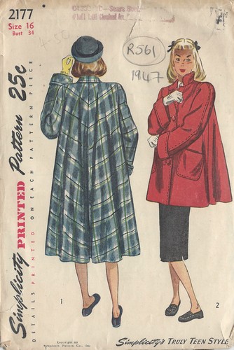 1940s vintage sewing pattern - sewing,