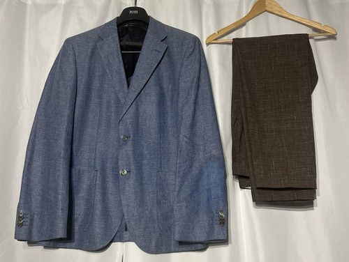 Hugo boss mens suit - 42r, blue