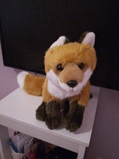 Living Nature Fox Soft Toy 9-inch Plush Cuddly Ginger Excellent Condition 