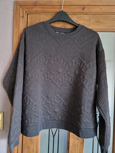 Zara charcoal grey zig zag - charcoal,