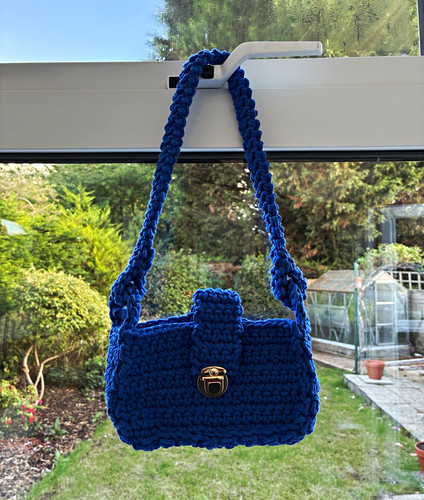 Handmade crocheted blue - crocheted,