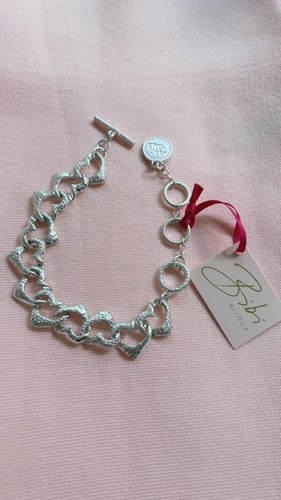 Bijoux chunky silver tone - b,