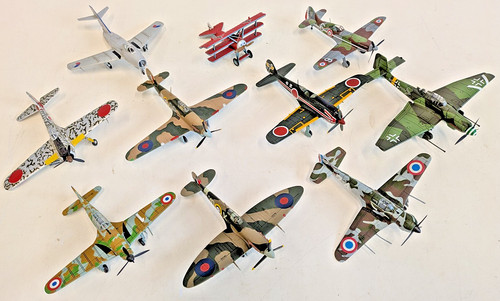 Die cast model planes - model, bundle