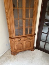 Pine Corner Cabinet