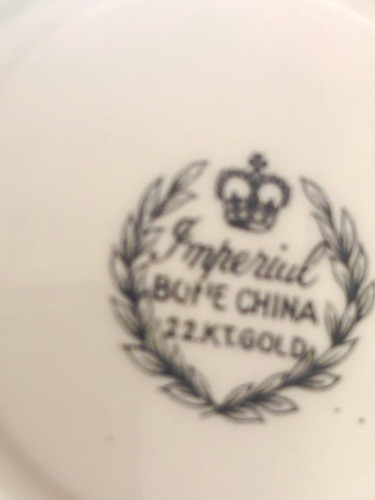 Imperial bone china floral - bone,