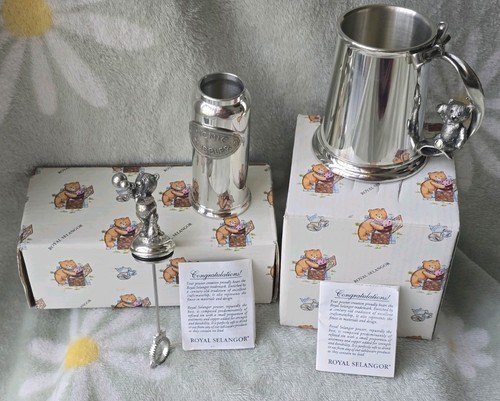 Royal selangor pewter teddy - royal,