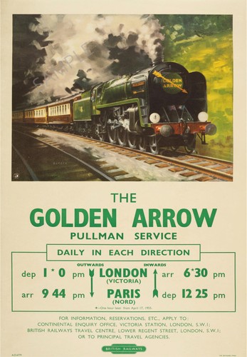 Vintage railway poster - railway,