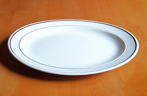 Meakin mink oval plate - oval,