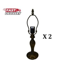 2 x Medium Tiffany Style lamp