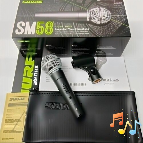 New shure sm58s dynamic vocal - new,