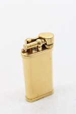 F Vintage Dunhill Goldtone Rollagas Dunhill Lift Arm Pocket Lighter Sparks