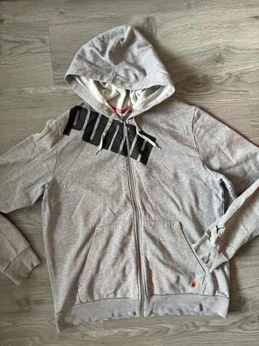 Puma men grey full zip - grey,