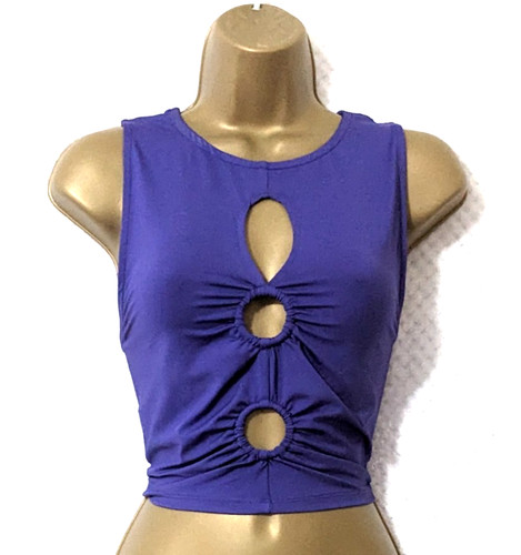 Primark purple cut out crop - primark,