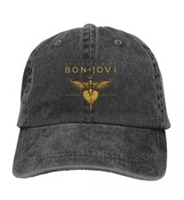 Bon Jovi Cotton Baseball Cap Greatest Hits Adjustable Sun Protection Free P&P