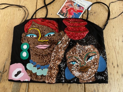 Zara women art heavy sequin - art,