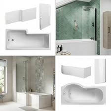 Shower Baths P L Shape With