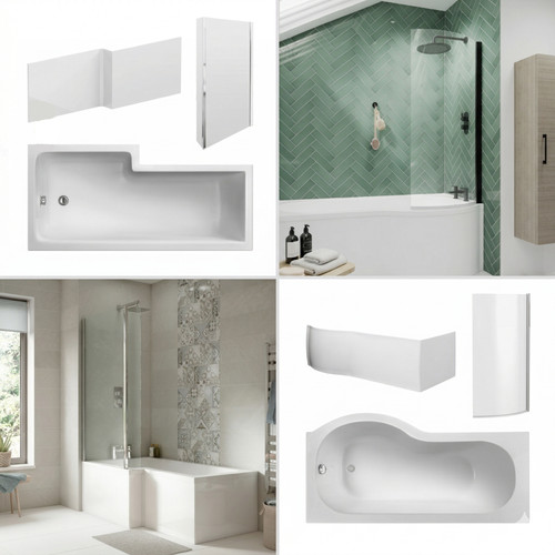 Shower baths shape with - baths,