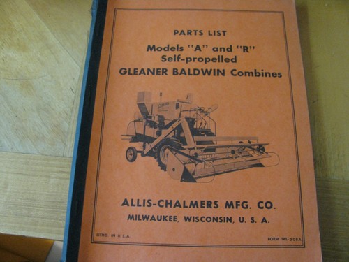 Allis chalmers gleaner baldwin - allis,