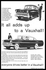 Vauxhall Motors Car Advert Vintage Retro style Metal Sign, man cave garage