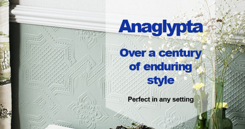 Anaglypta embossed textured - embossed,