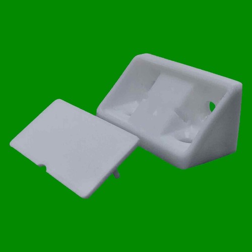 10x grey plastic mini corner - mini,