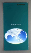 MALAYSIA AIRLINES VINTAGE AIRLINE BROCHURE 1999 ROUTE MAP BOEING 747