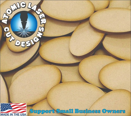 20mm 30mm oval - mdf, bases