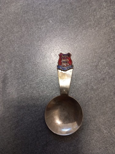 Tea caddy spoon - tea, crest
