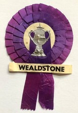 Wealdstone Vintage FA Cup Football Rosette