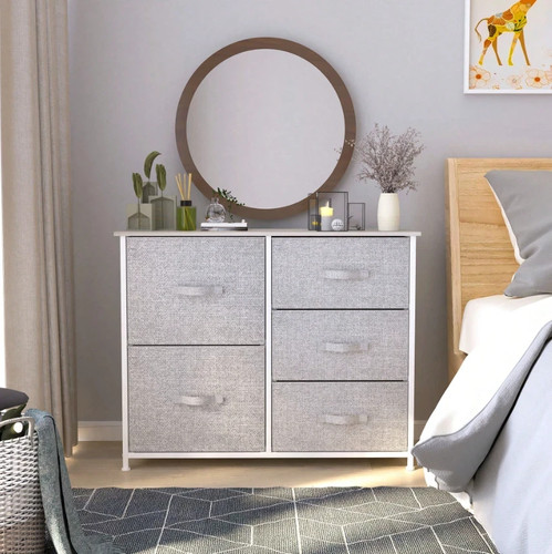 Fabric drawers chest - 5-fabric,