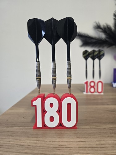 One hundred and eighty darts - one,