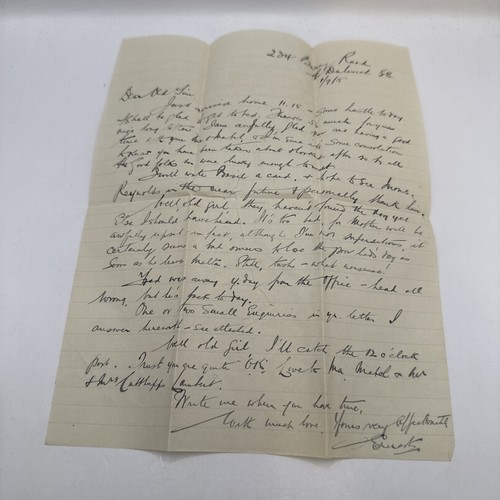 Antique handwritten letter - handwritten,