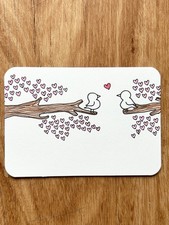 ACEO Original Art Love Birds