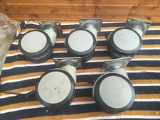 5x  Heavy Duty Castor Wheels with Some Brakes, Tool Box Roll Top Cabinet