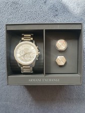 Armani Exchange 44mm Silver