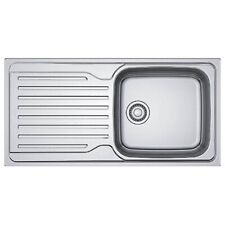 Franke Antea 1 Bowl Stainless Steel Inset Sink with Reversible Drainer 1000x500m