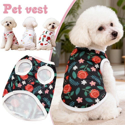 Floral print dog shirt - floral, t-shirt